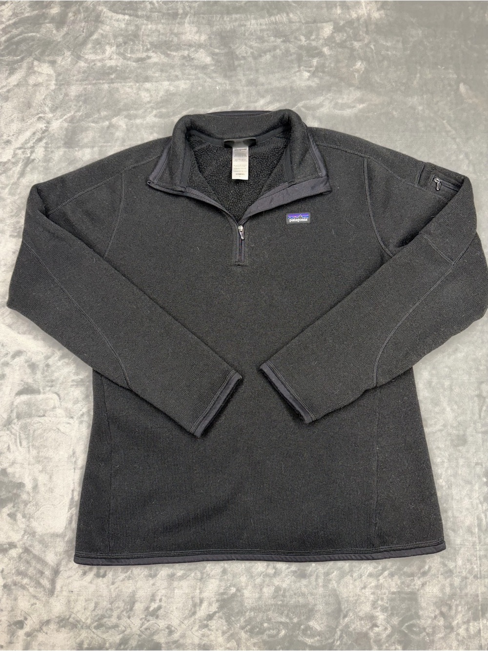 Patagonia Black Women's Quarter-Zip Better Sweater
